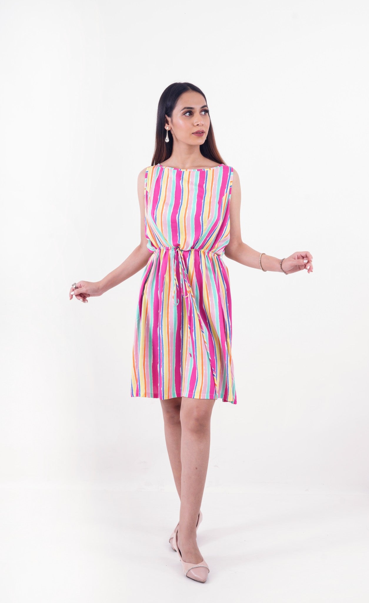 Short N Sweet Repeat Stripes Dress